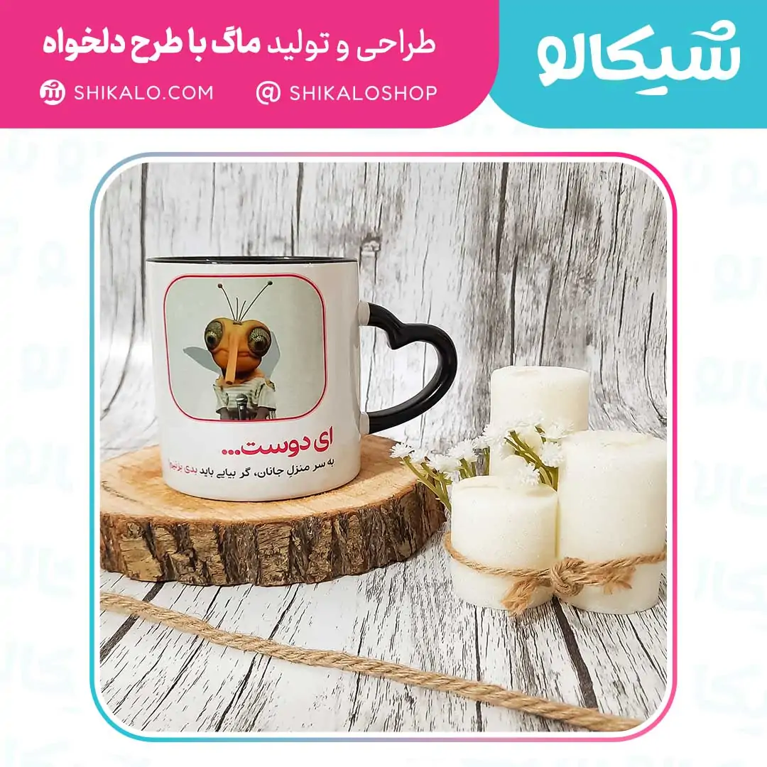 ماگ پشه مهمونی گر به سرمنزل جانان رسیدی - تصویر 7