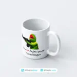 ماگ طرح قورباغه کرمیت