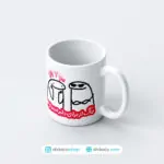 ماگ طرح عاشقانه ماگ از برای دلبر میبرم میقولی - تصویر 2