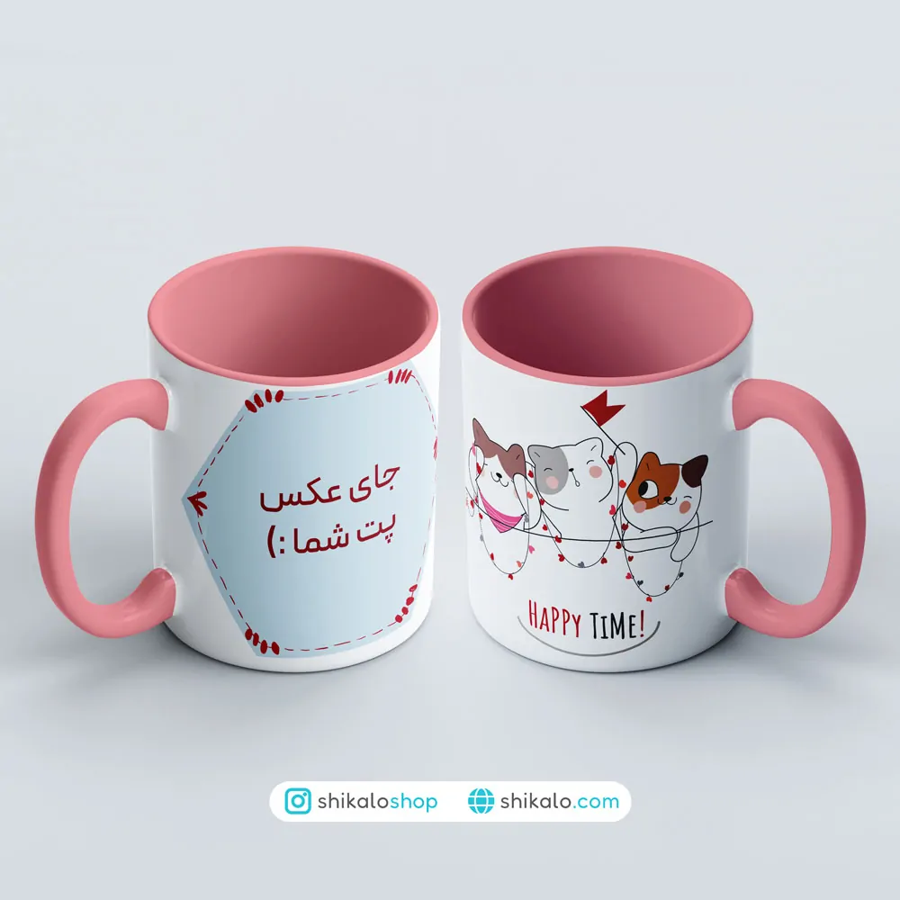 ماگ طرح گربه 2 1 ماگ طرح گربه 2