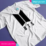 تیشرت طرح بی تی اس