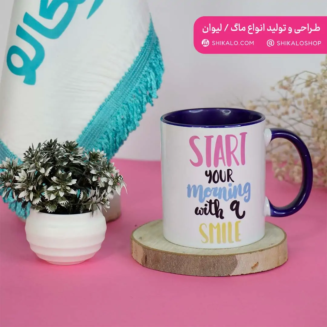 ماگ مینیمال طرح morning 2 ماگ مینیمال