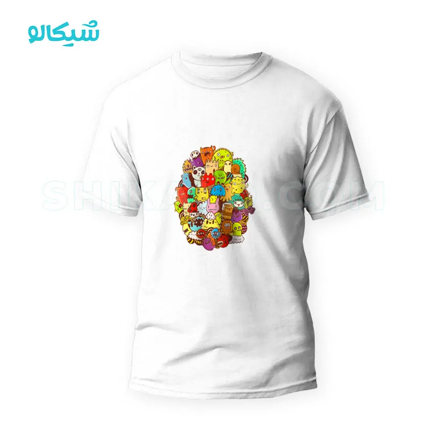 تیشرت طرح دودل آرت