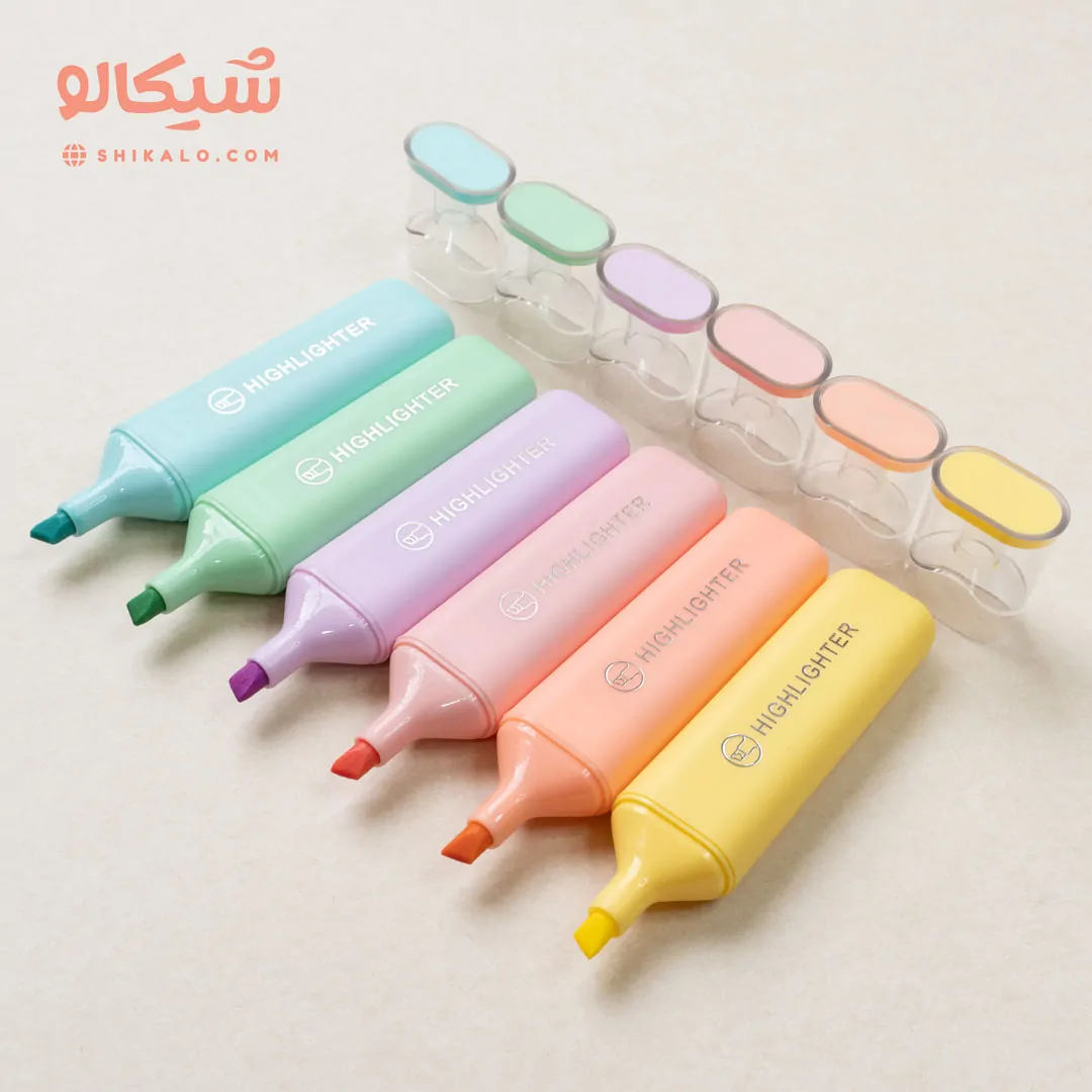هایلایتر پاستیلی شفاف live color 2 هایلایتر پاستیلی شفاف live color