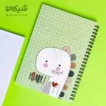 دفتر خط دار جلد شطرنجی بامزه - تصویر 3