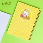 دفتر خط دار جلد شطرنجی بامزه - تصویر 4