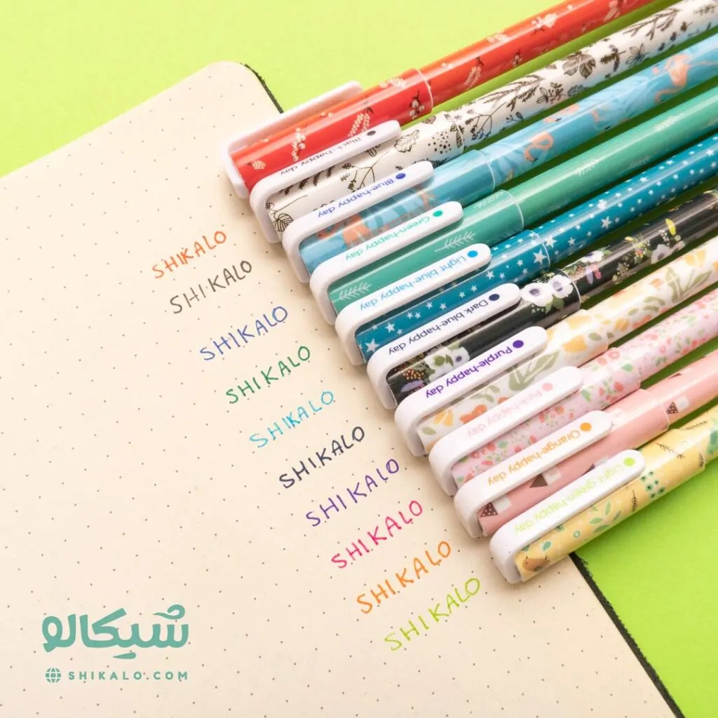 روان نویس هپی دی 10 رنگ گل گلی