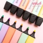 هایلایتر پاستیلی شش رنگ Sbide