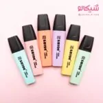 هایلایتر پاستیلی شش رنگ Sbide
