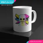 ماگ طرح مارشمالو رنگی - تصویر 2