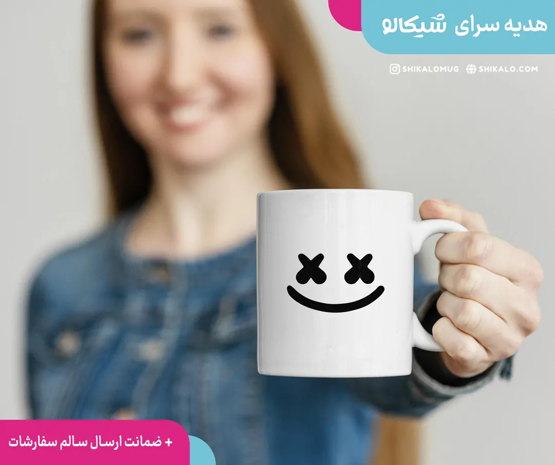 ماگ طرح مارشمالو - تصویر 2