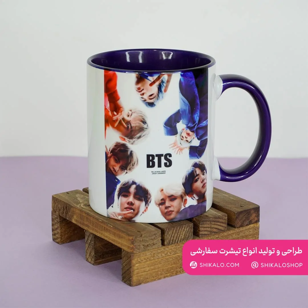 ماگ طرح گروه بی تی اس - تصویر 4