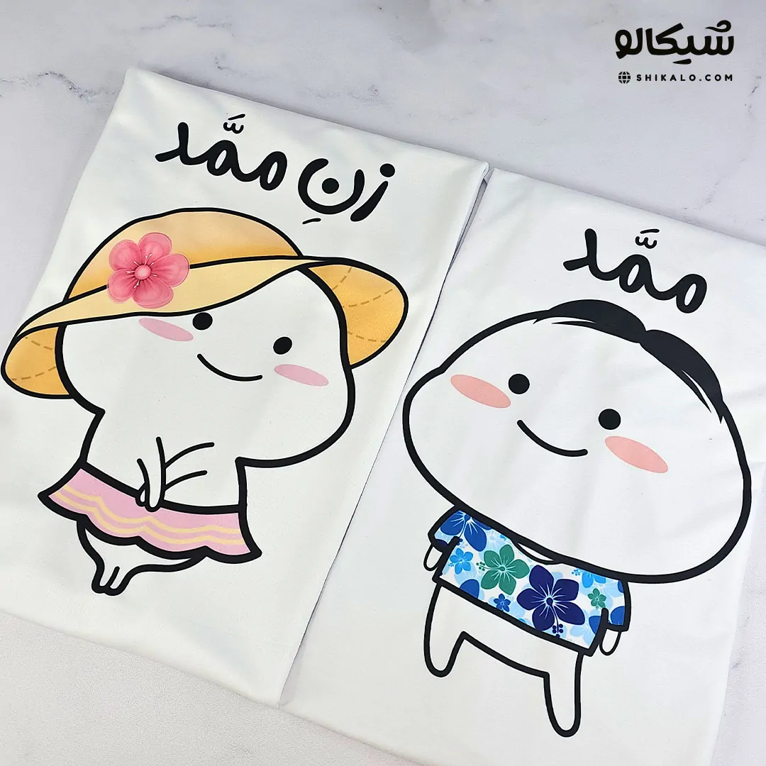 تیشرت ست دو نفره پنتول کد 11 - تصویر 3