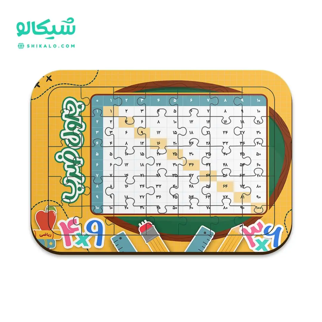 پازل-جدول-ضرب پازل جدول ضرب - تصویر 1