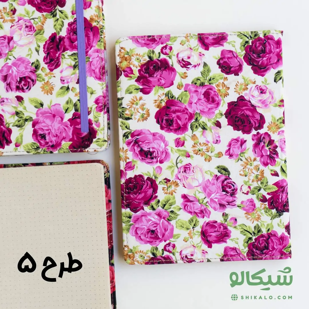 دفتر نقطه ای گل گلی