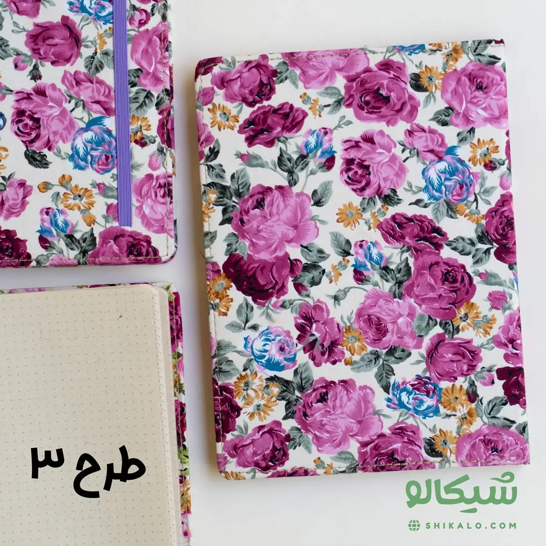 دفتر نقطه ای گل گلی