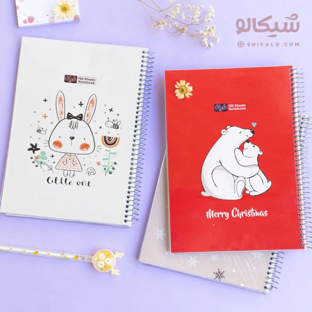 دفتر مشق 100 برگ خرسی