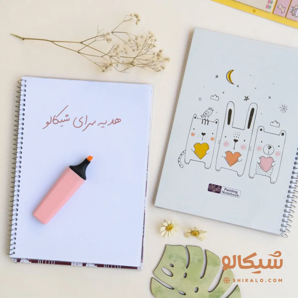 دفتر نقاشی سیمی 50 برگ خرگوش