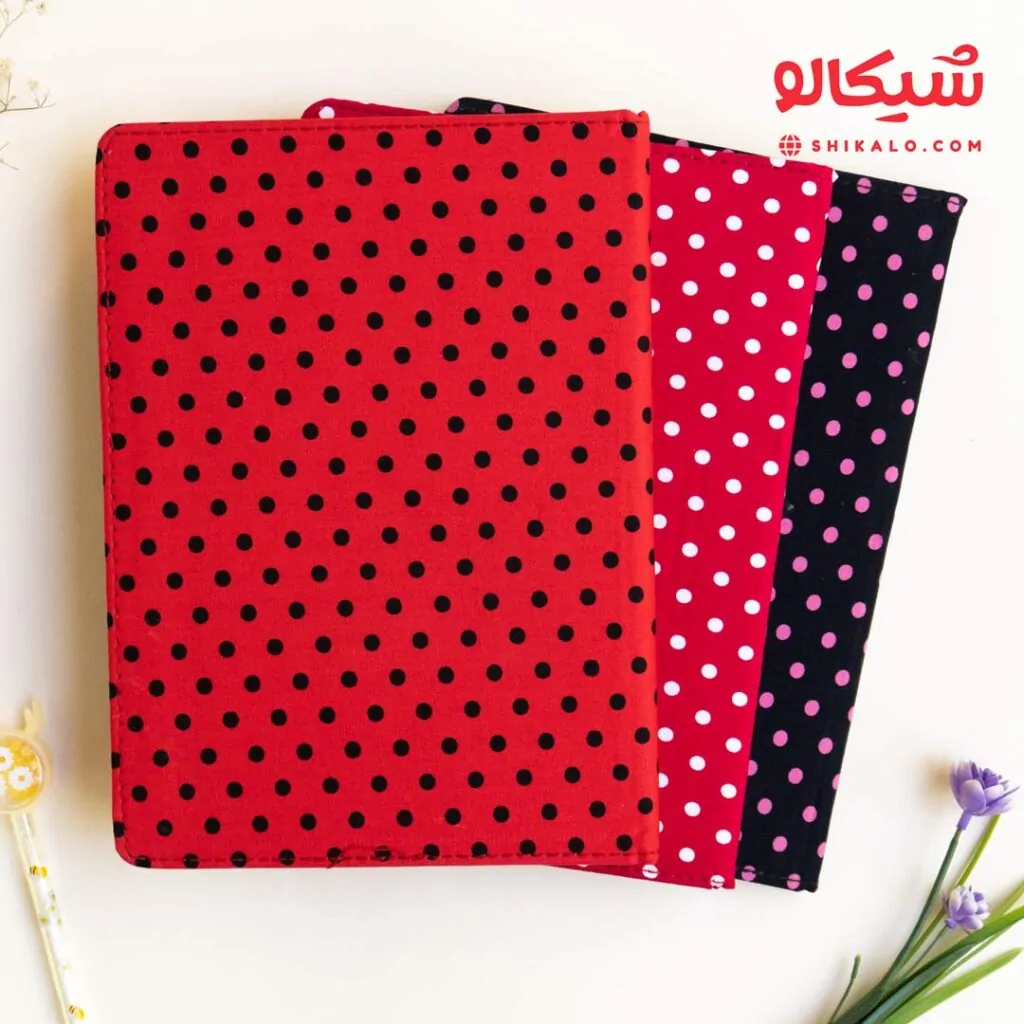 دفتر نقطه ای توپ توپی کش دار