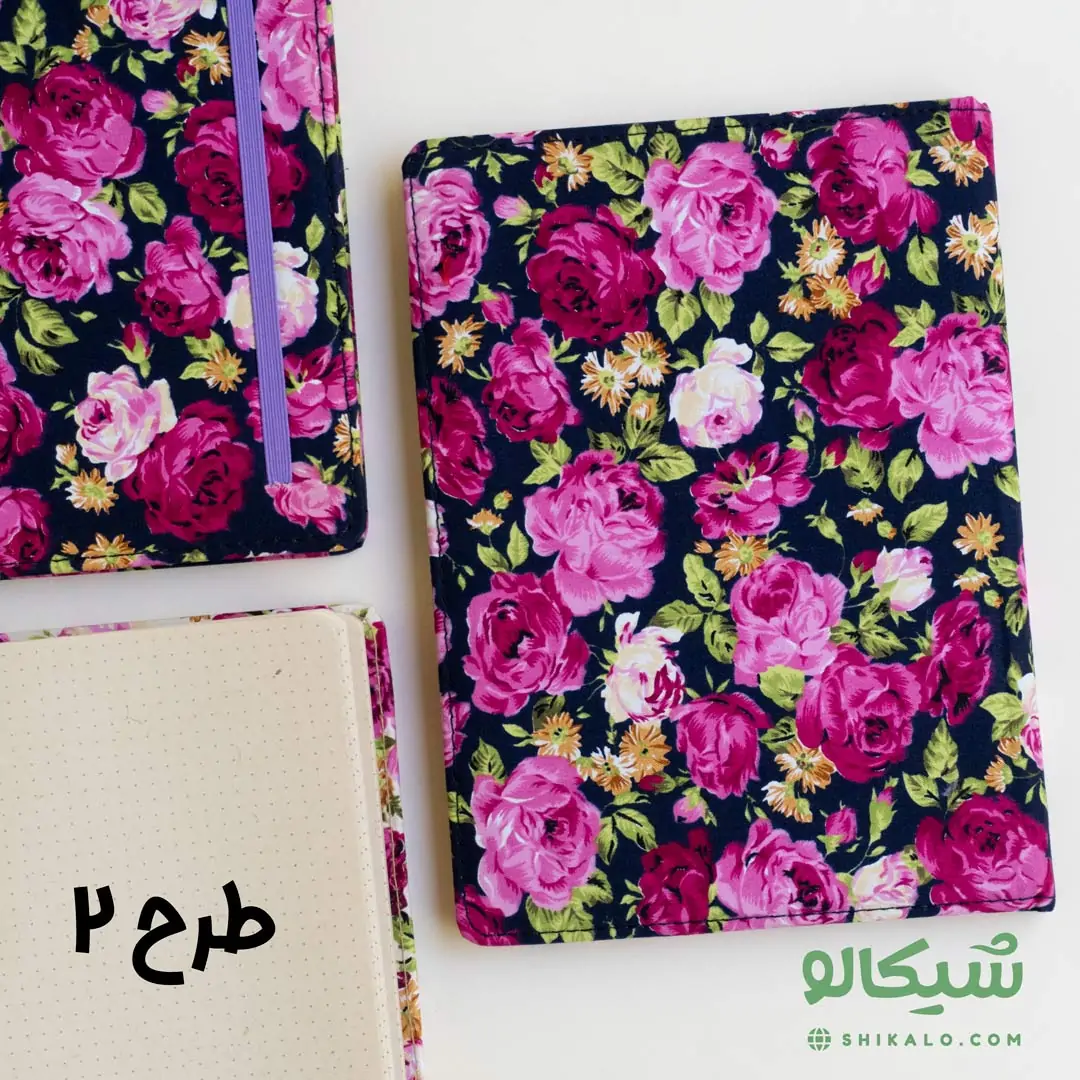 دفتر نقطه ای گل گلی