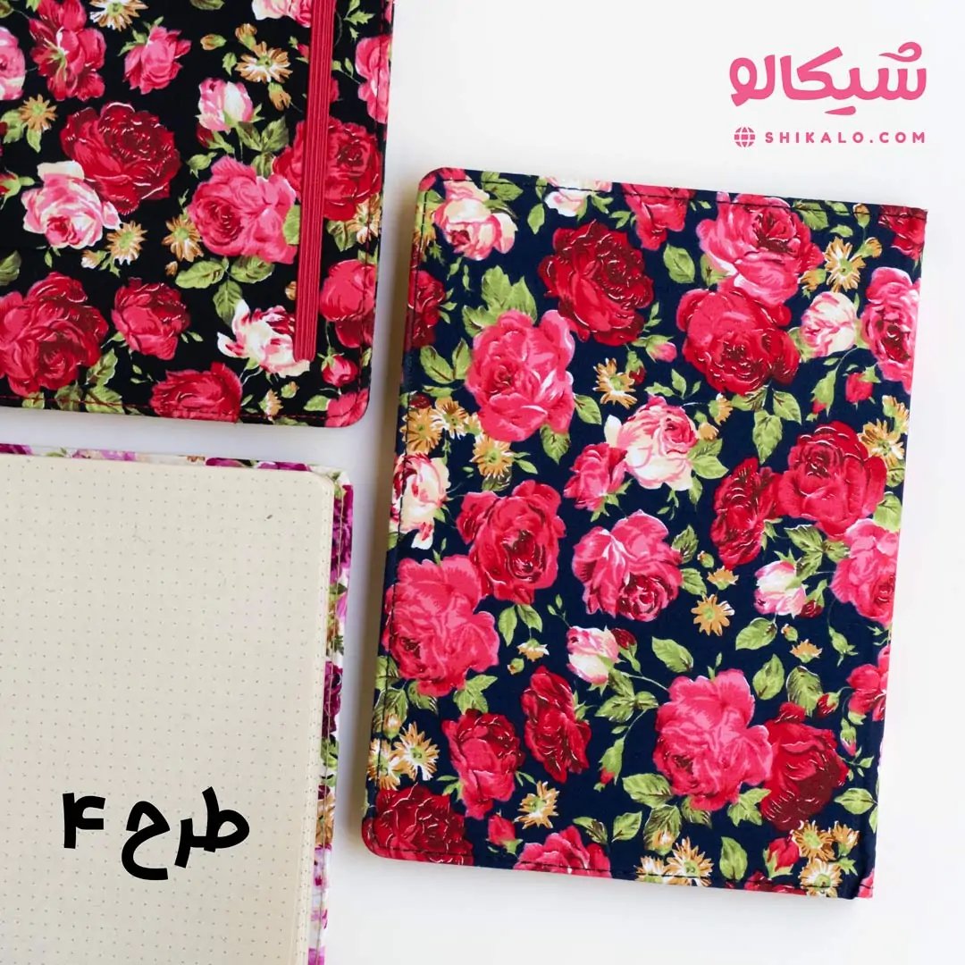 دفتر نقطه ای گل گلی