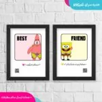 ست تابلو پاتریک و باب اسفنجی