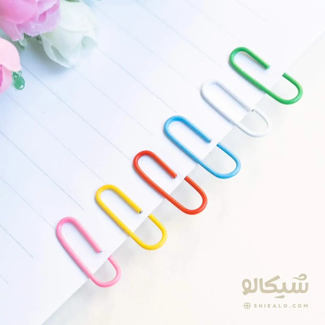 گیره کاغذ رنگی 2 گیره کاغذ رنگی