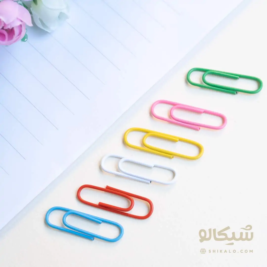 گیره کاغذ رنگی 1 گیره کاغذ رنگی