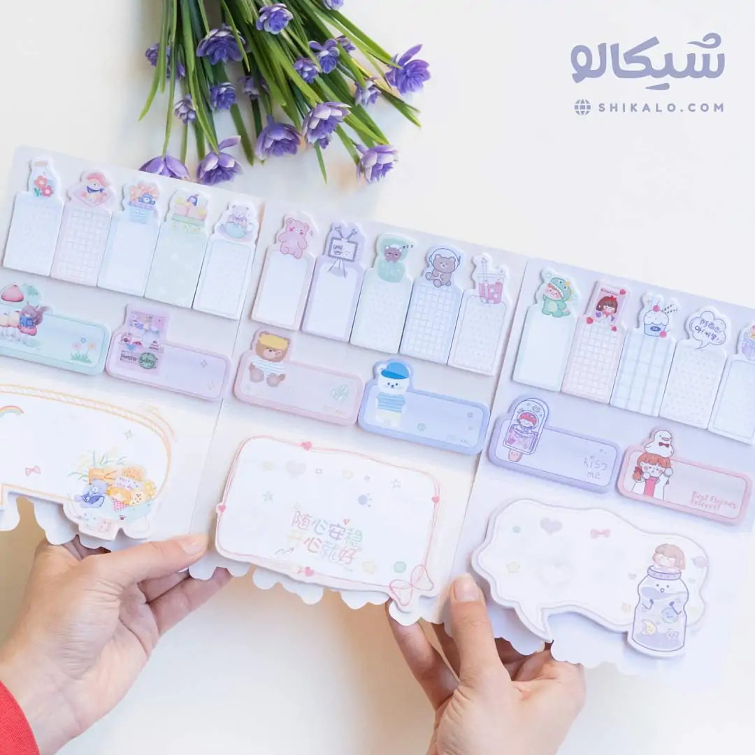 استیک نوت فانتزی 8 قسمتی 1 استیک نوت فانتزی 8 قسمتی