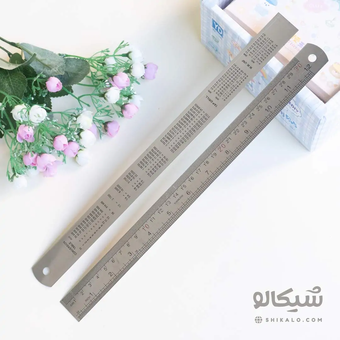 خط کش فلزی 30 سانتی خط کش فلزی 30 سانتی
