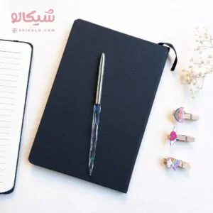 دفتر خط دار مشکی