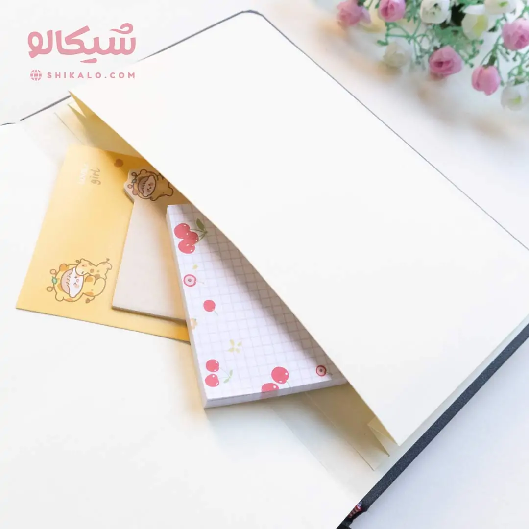دفتر خط دار مشکی 2 دفتر خط دار مشکی