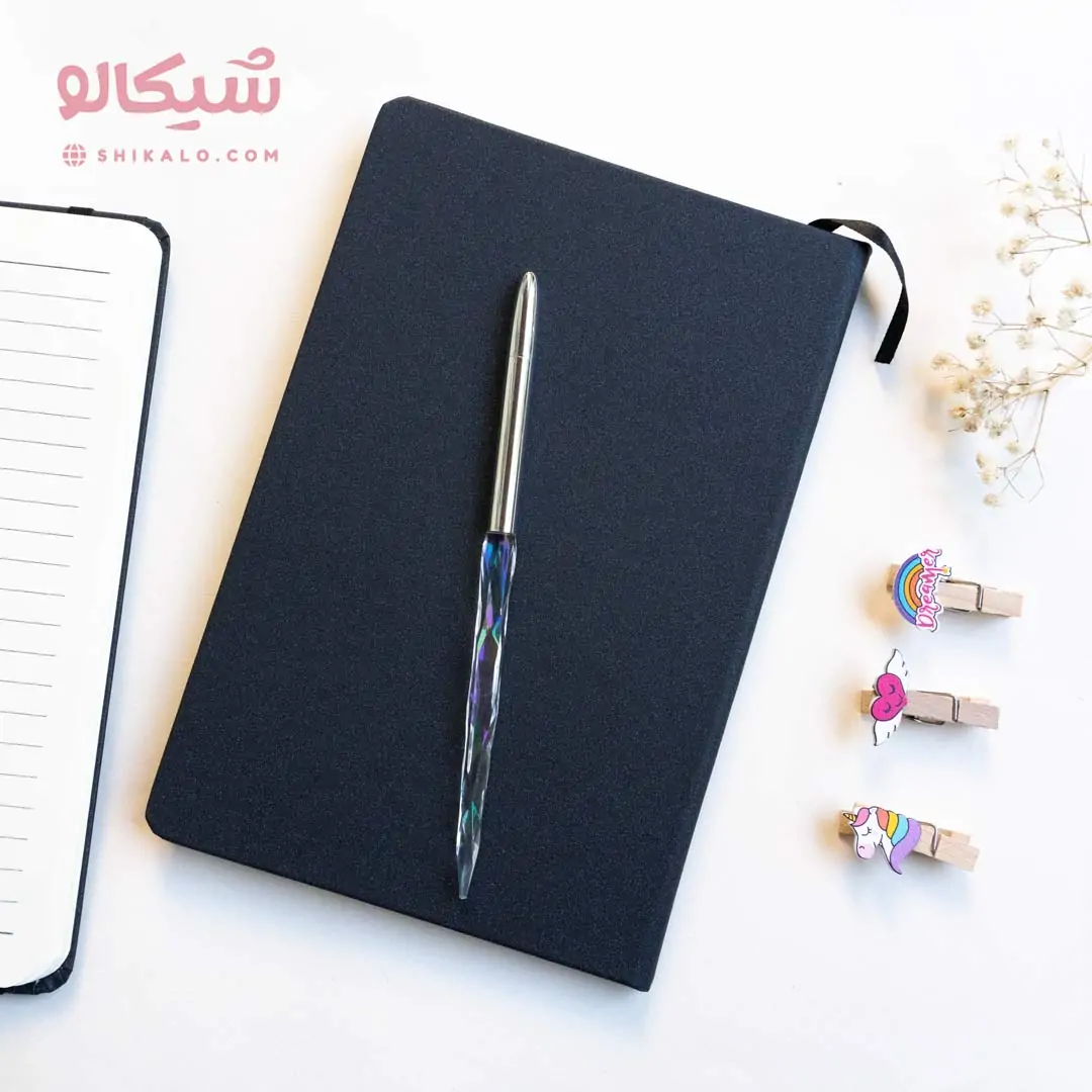 دفتر خط دار مشکی دفتر خط دار مشکی