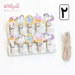 گیره عکس بسته 10 عددی