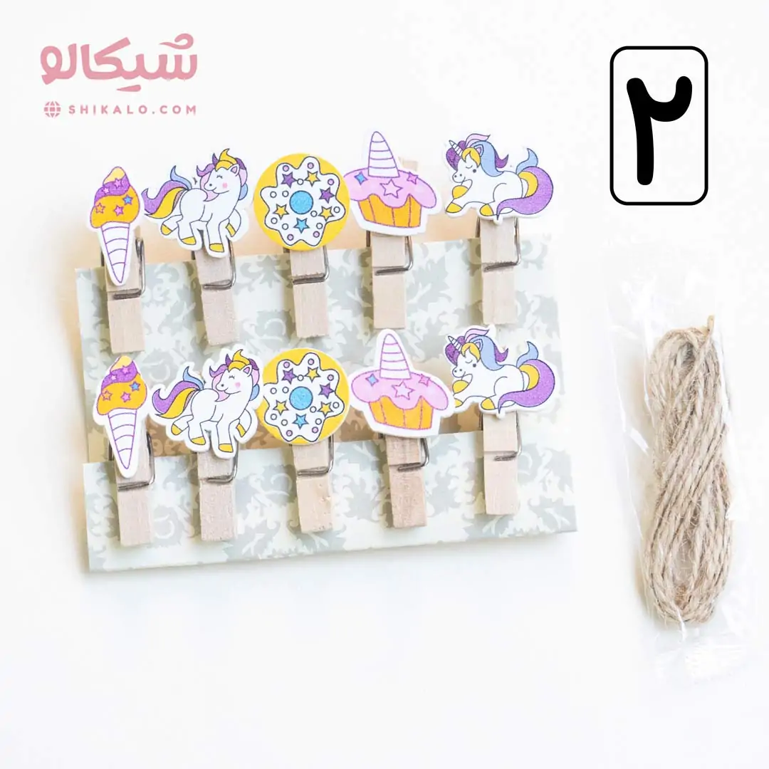 گیره عکس بسته 10 عددی