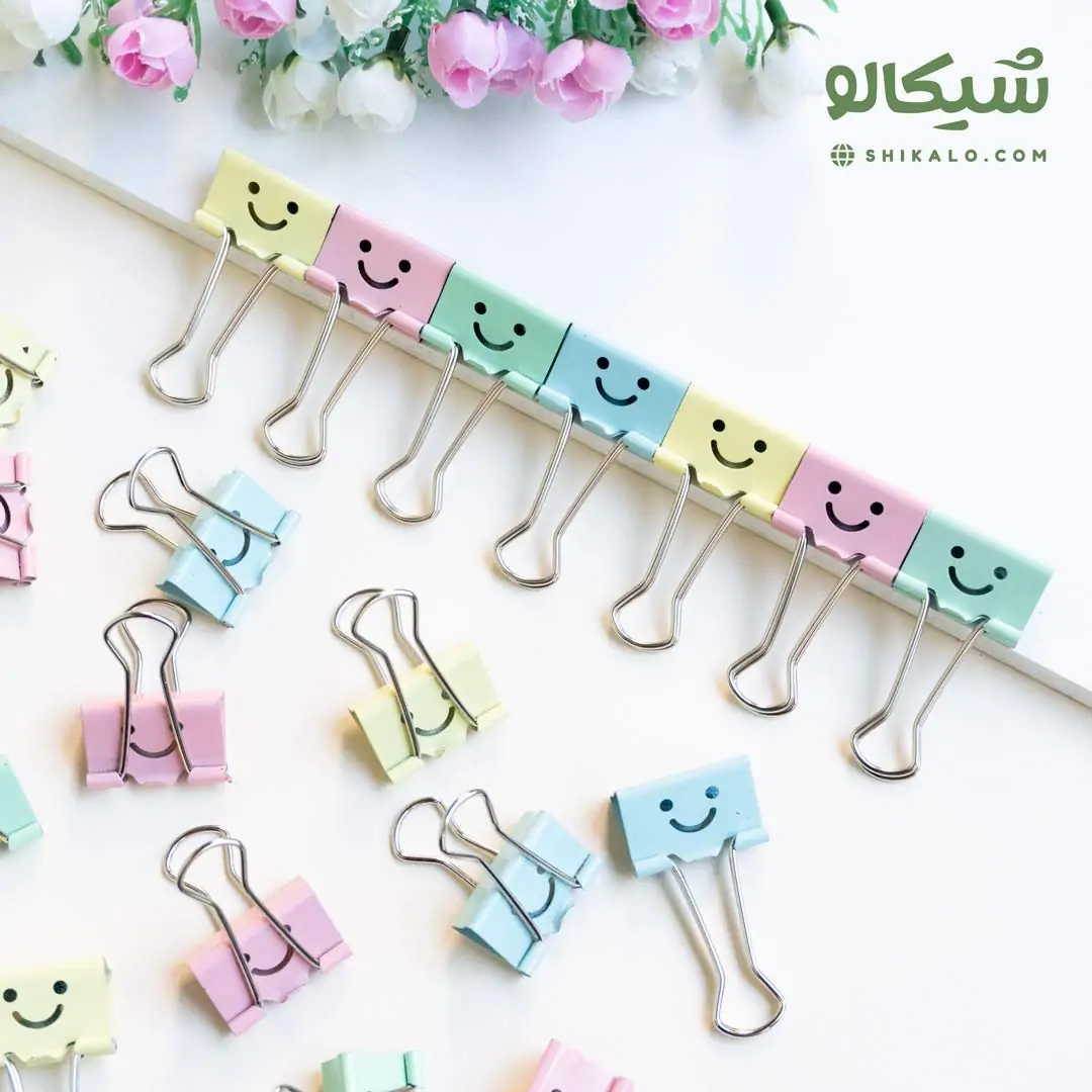گیره دوبل فلزی طرح لبخند گیره دوبل فلزی طرح لبخند