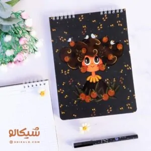 دفتر شطرنجی دخترپرتقالی