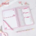 دفتر خیاطی سفید خالخالی - تصویر 3