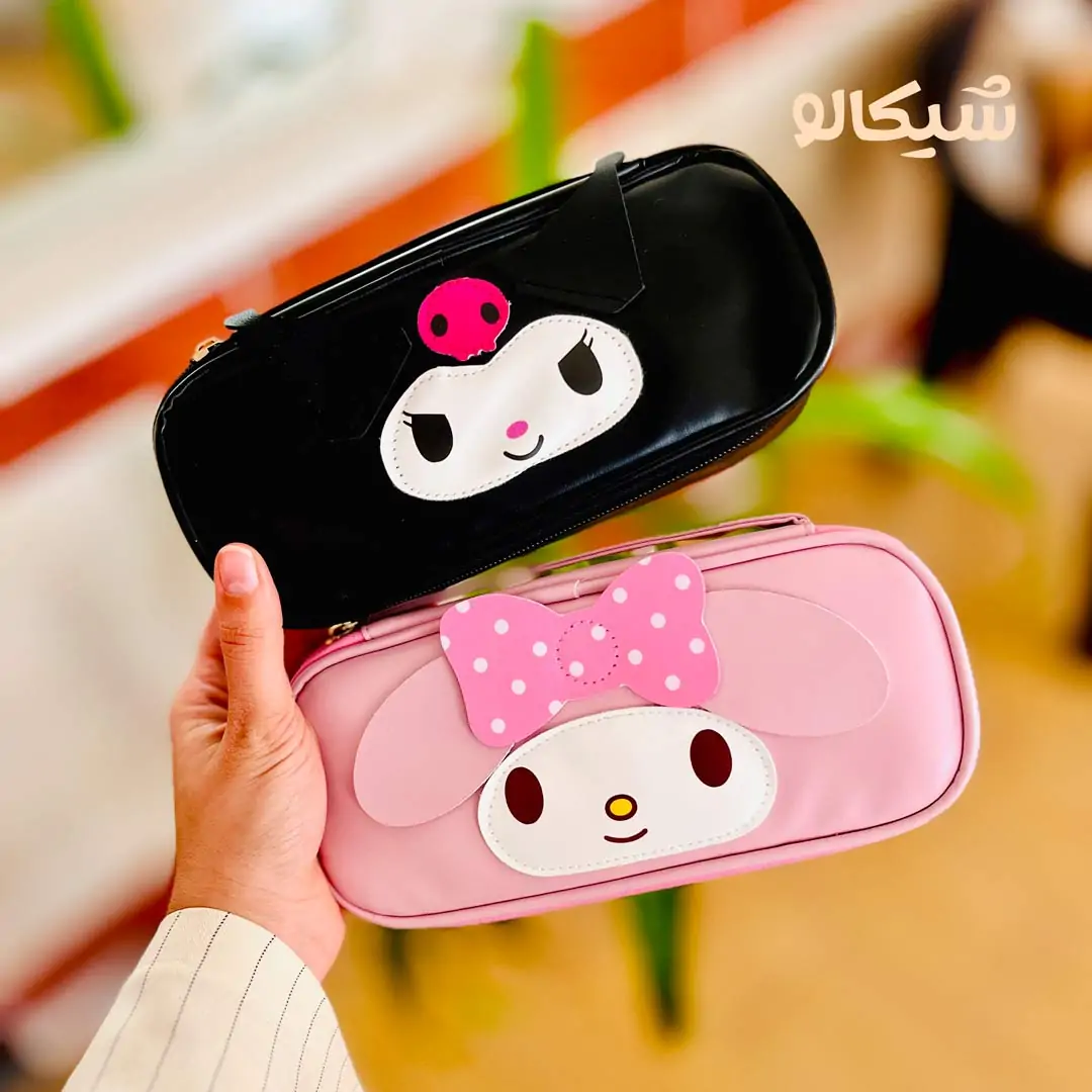 جامدادی جامدادی چرمی کرومی و ملودی - تصویر 1